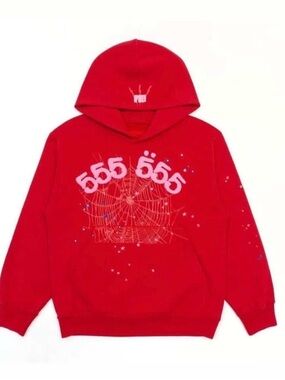 Sp5der hoodie with 555 logo